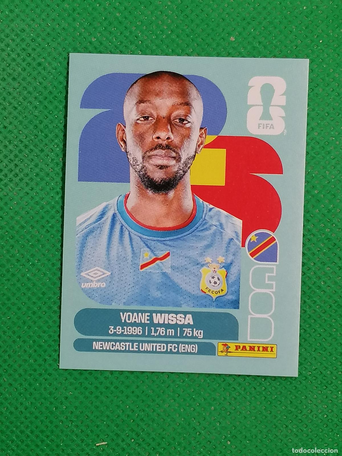 Cromos de f&uacute;tbol: COD 16 COD16 YOANE WISSA REPUBLICA CONGO ⚽ PANINI FIFA MUNDIAL WORLD CUP 26 2026 STICKER ⚽