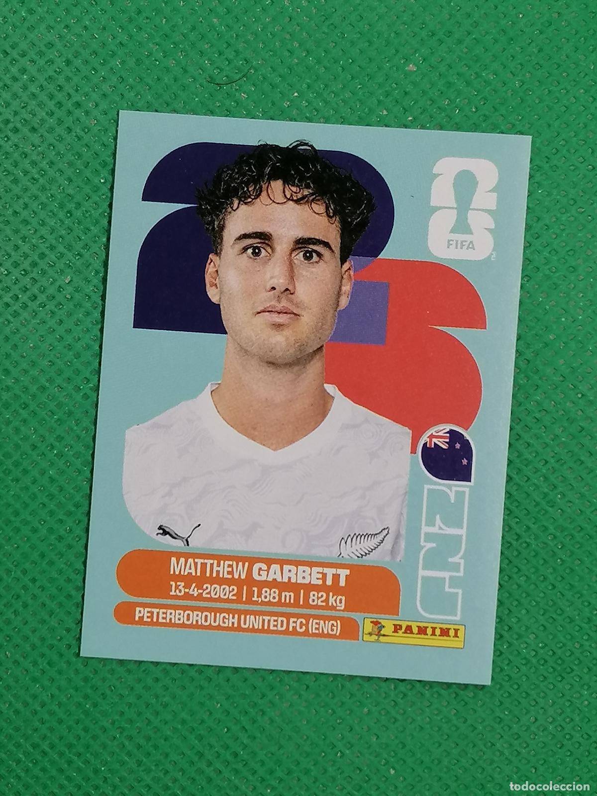 Cromos de f&uacute;tbol: NZL 14 NZL14 MATHEW GARBETT NUEVA ZELANDA ⚽ PANINI FIFA MUNDIAL WORLD CUP 26 2026 STICKER ⚽