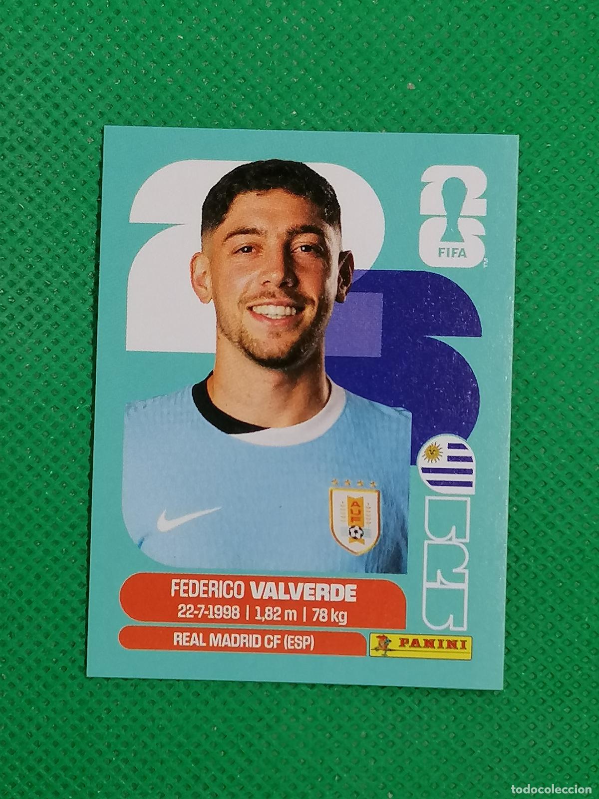 Cromos de f&uacute;tbol: URU 10 URU10 FEDERICO VALVERDE URUGUAY ⚽ PANINI FIFA MUNDIAL WORLD CUP 26 2026 STICKER ⚽