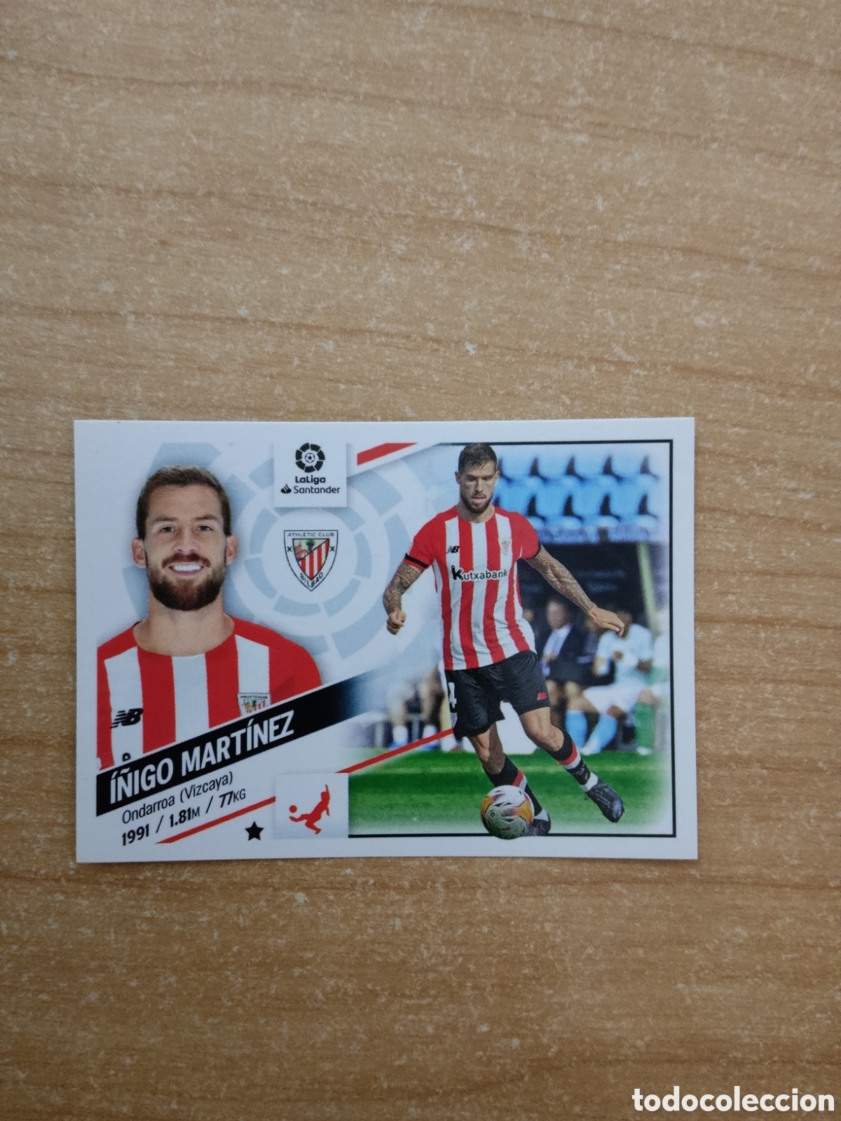 Cromos de f&uacute;tbol: 7 &Iacute;&Ntilde;IGO MARTINEZ ATHLETIC CLUB LIGA ESTE 2022 2023