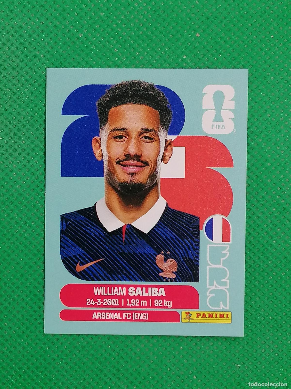 Cromos de f&uacute;tbol: FRA 4 FRA4 WILLIAM SALIBA FRANCIA ⚽ PANINI FIFA MUNDIAL WORLD CUP 26 2026 STICKER ⚽