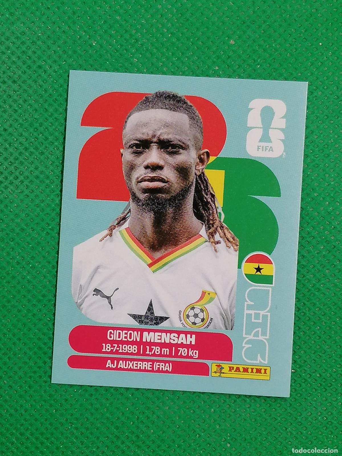 Cromos de f&uacute;tbol: GHA 7 GHA7 GIDEON MENSAH GHANA ⚽ PANINI FIFA MUNDIAL WORLD CUP 26 2026 STICKER ⚽