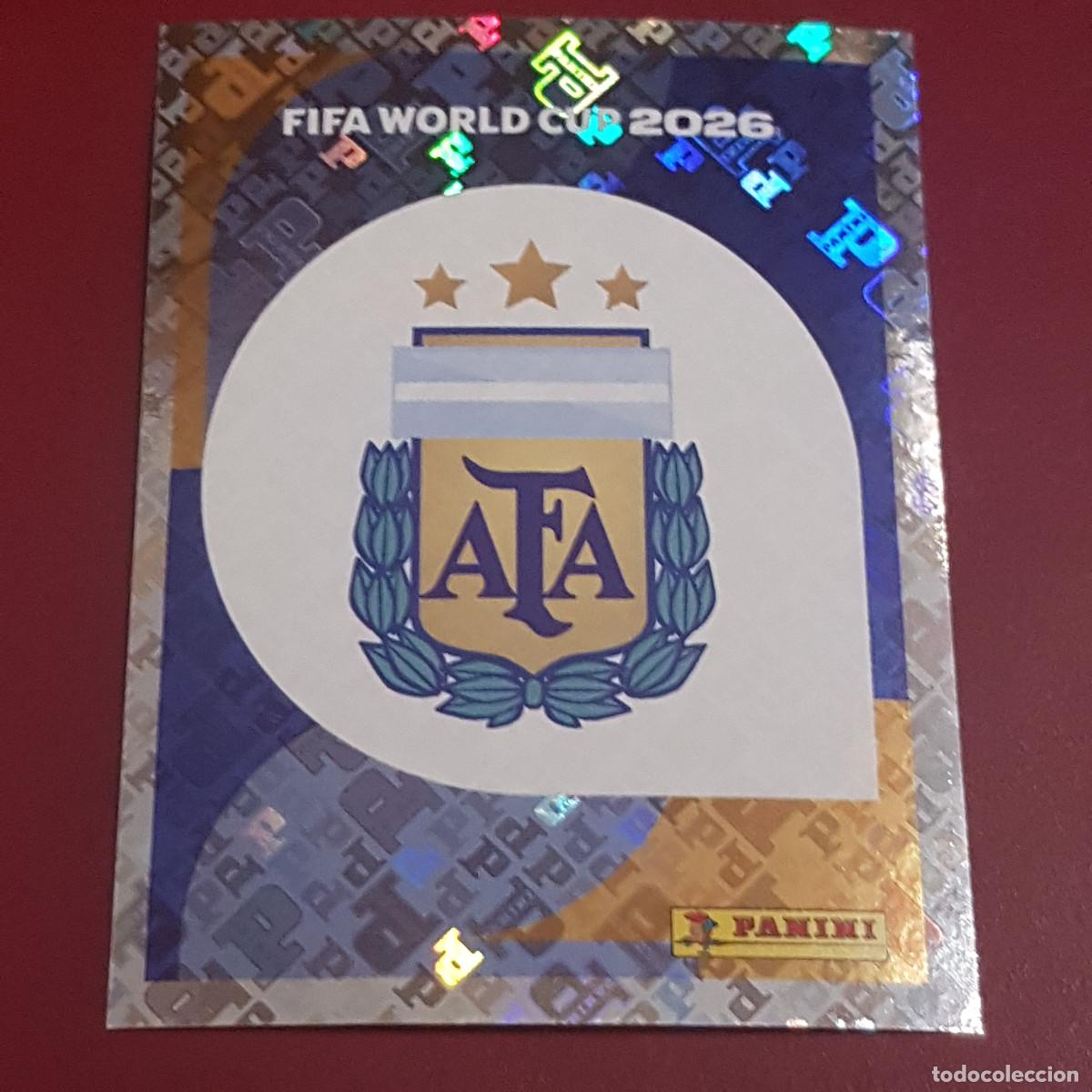 Cromos de f&uacute;tbol: PANINI - MUNDIAL FIFA WORLD CUP 2026 - 26 - ESCUDO ARGENTINA - ARG 1 - NUNCA PEGADO