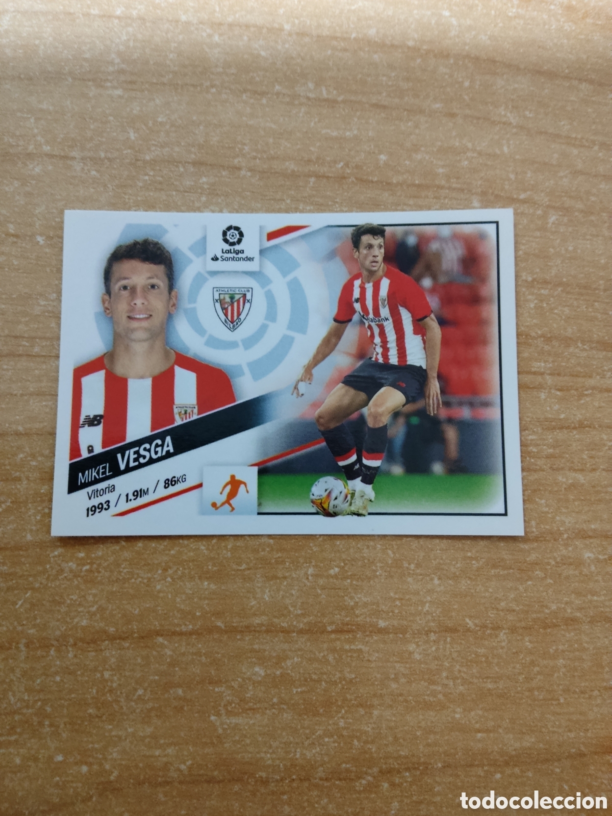 Cromos de f&uacute;tbol: 13 MIKEL VESGA ATHLETIC CLUB LIGA ESTE 2022 2023