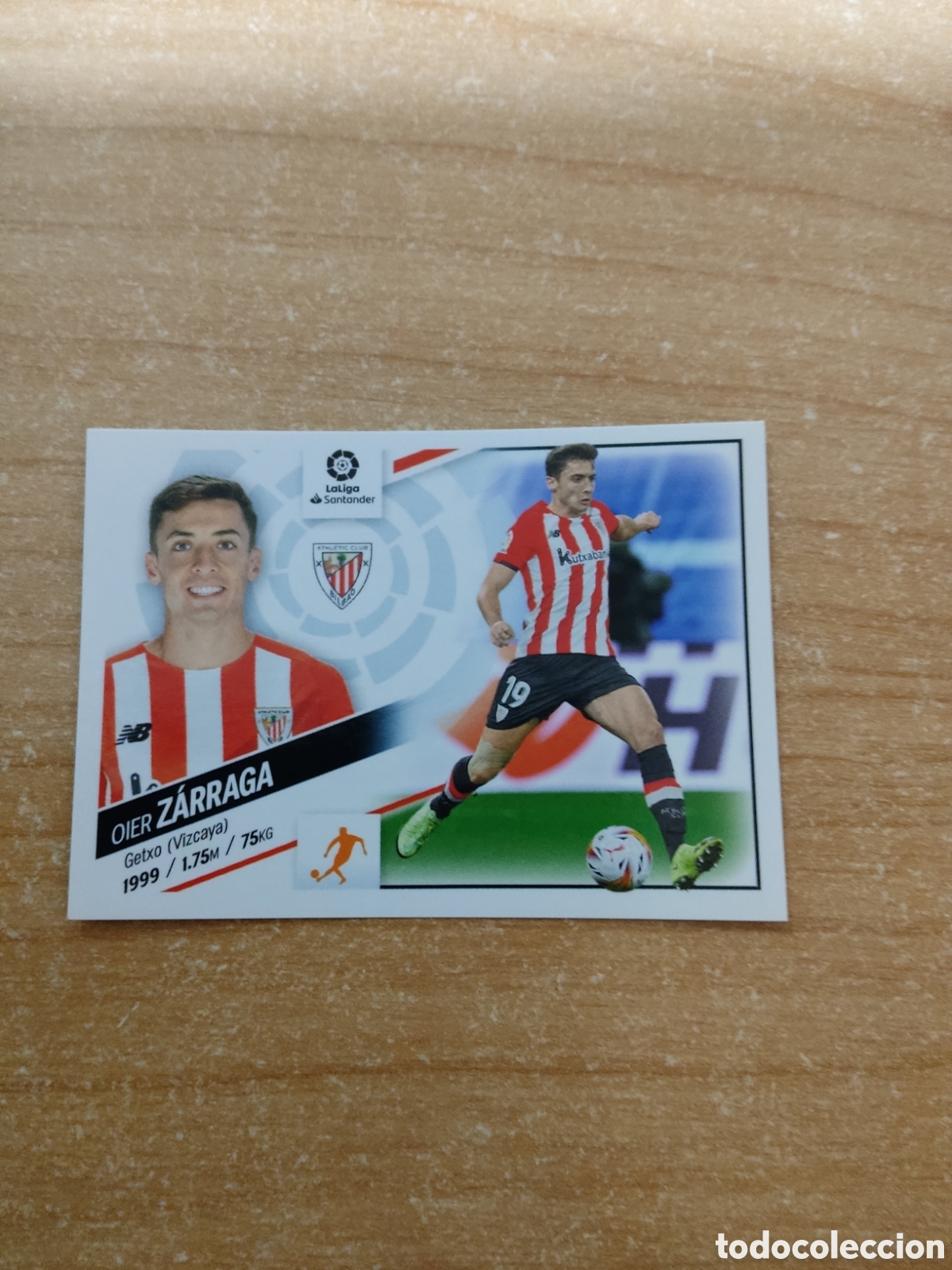 Cromos de f&uacute;tbol: 15 B OIER ZARRAGA ATHLETIC CLUB LIGA ESTE 2022 2023