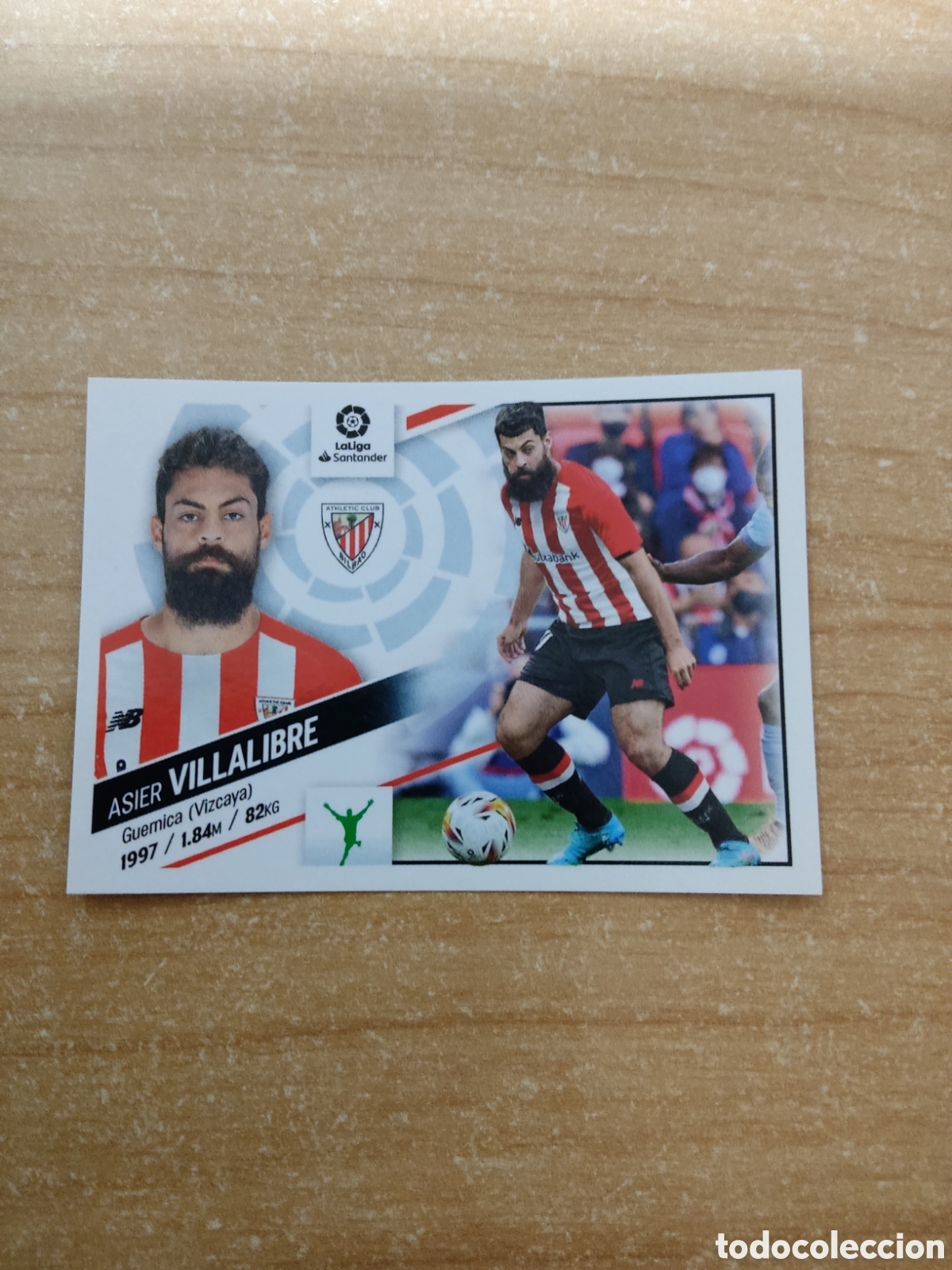 Cromos de f&uacute;tbol: 18 B ASIER VILLALIBRE ATHLETIC CLUB LIGA ESTE 2022 2023