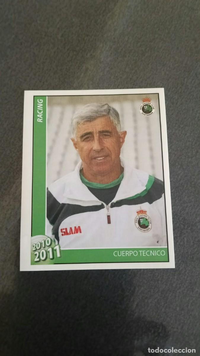 Cromos de f&uacute;tbol: Footprint 2010 2011 Oficial Racing De Santander 28 Cuerpo Tecnico