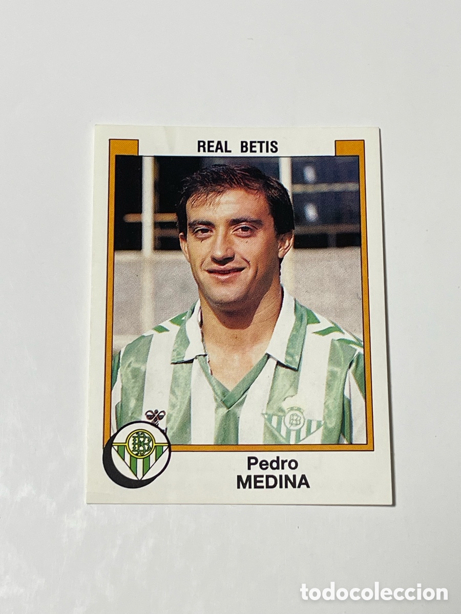 Cromos de f&uacute;tbol: Pedro Medina Betis Panini 87/88 #73