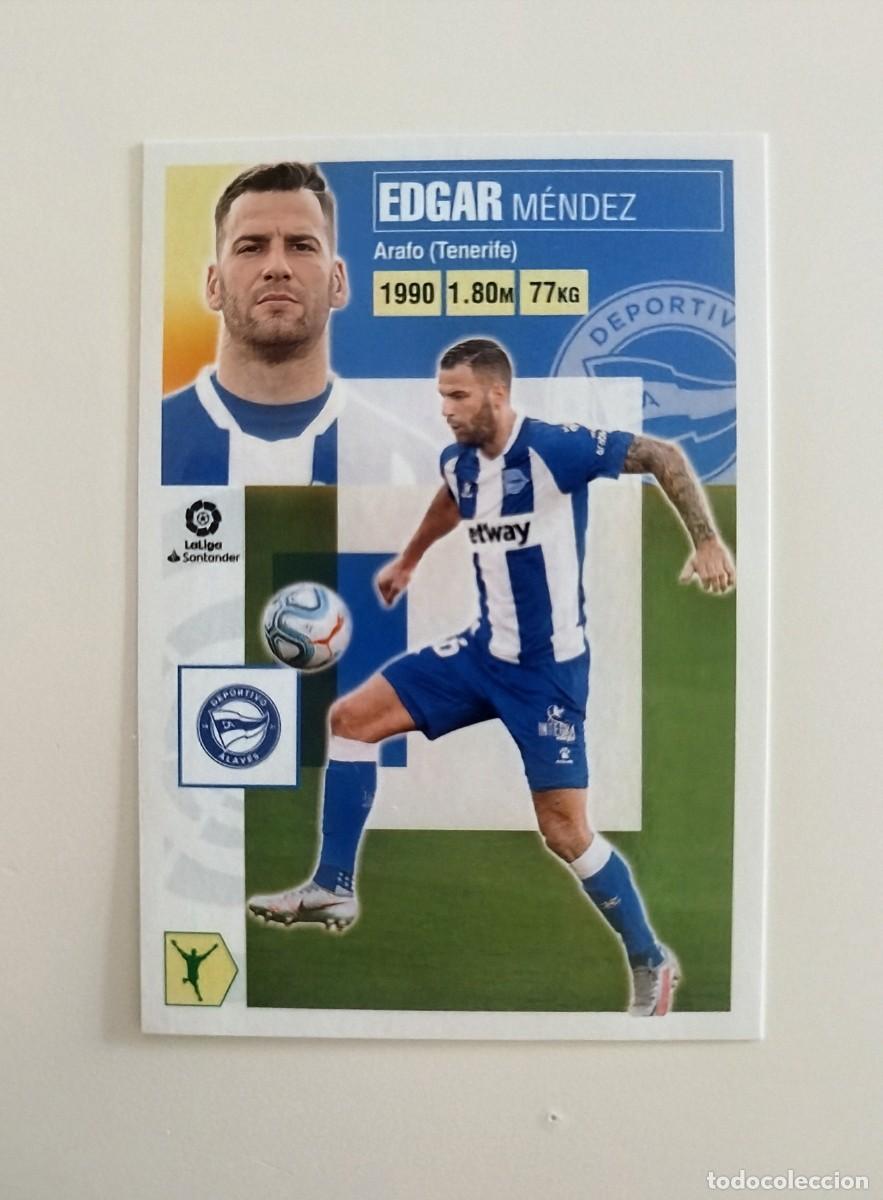 Cromos de f&uacute;tbol: Edgar 16A SIN PEGAR NUNCA PEGADO Deportivo Alav&eacute;s Liga Ediciones Este 20 21 / 2020 2021
