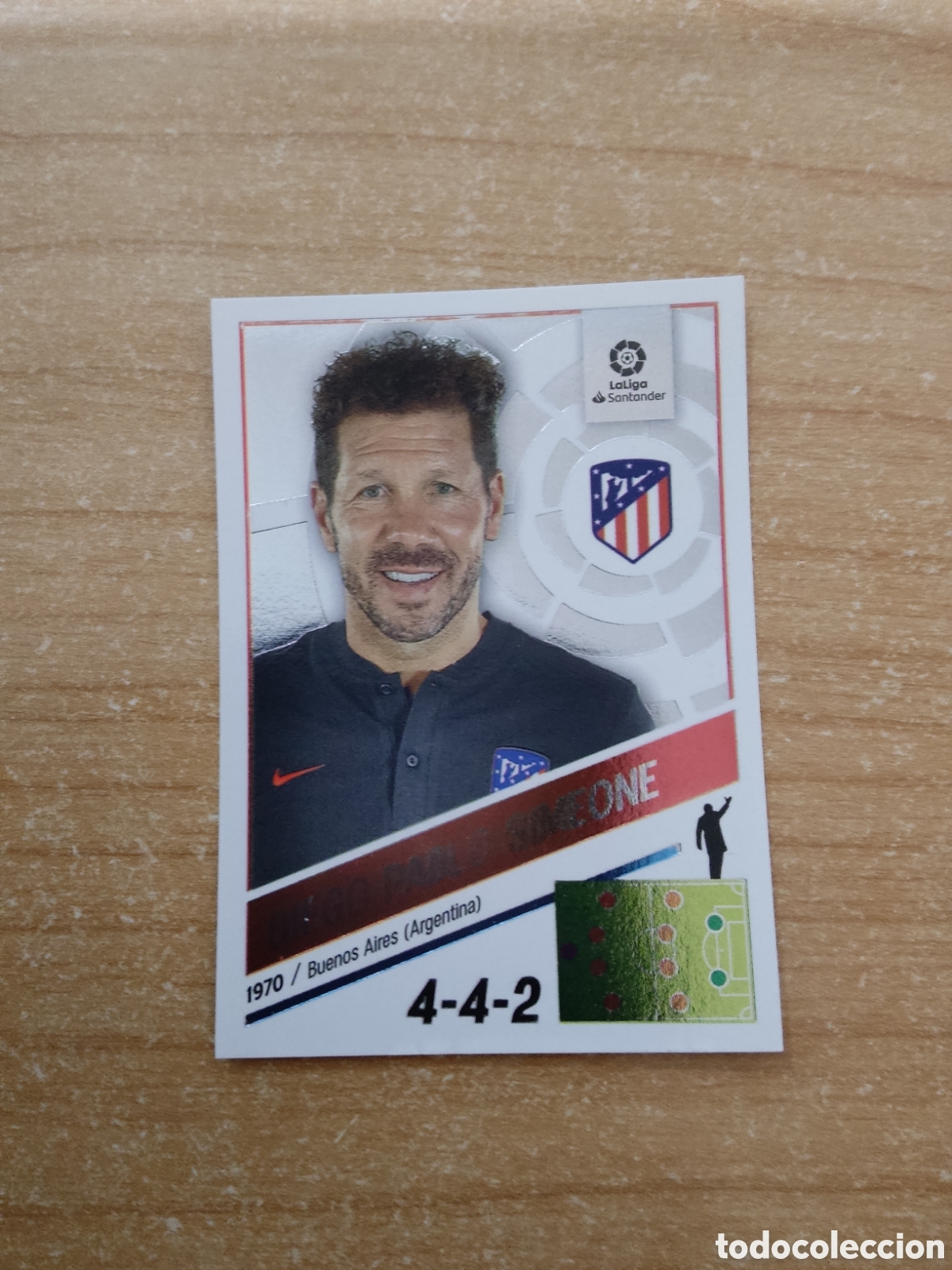 Cromos de f&uacute;tbol: 2 DIEGO PABLO SIMEONE ATLETICO MADRID LIGA ESTE 2022 2023