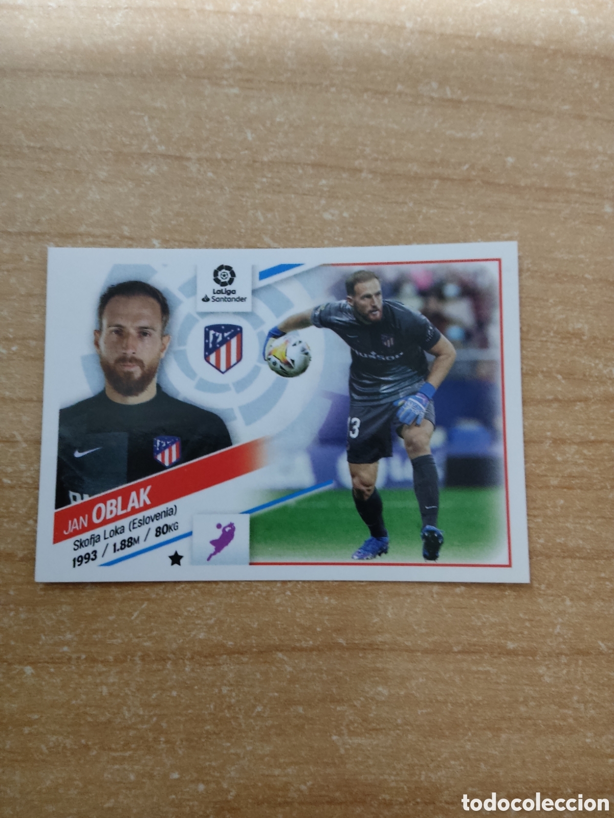 Cromos de f&uacute;tbol: 3 JAN OBLAK ATLETICO MADRID LIGA ESTE 2022 2023