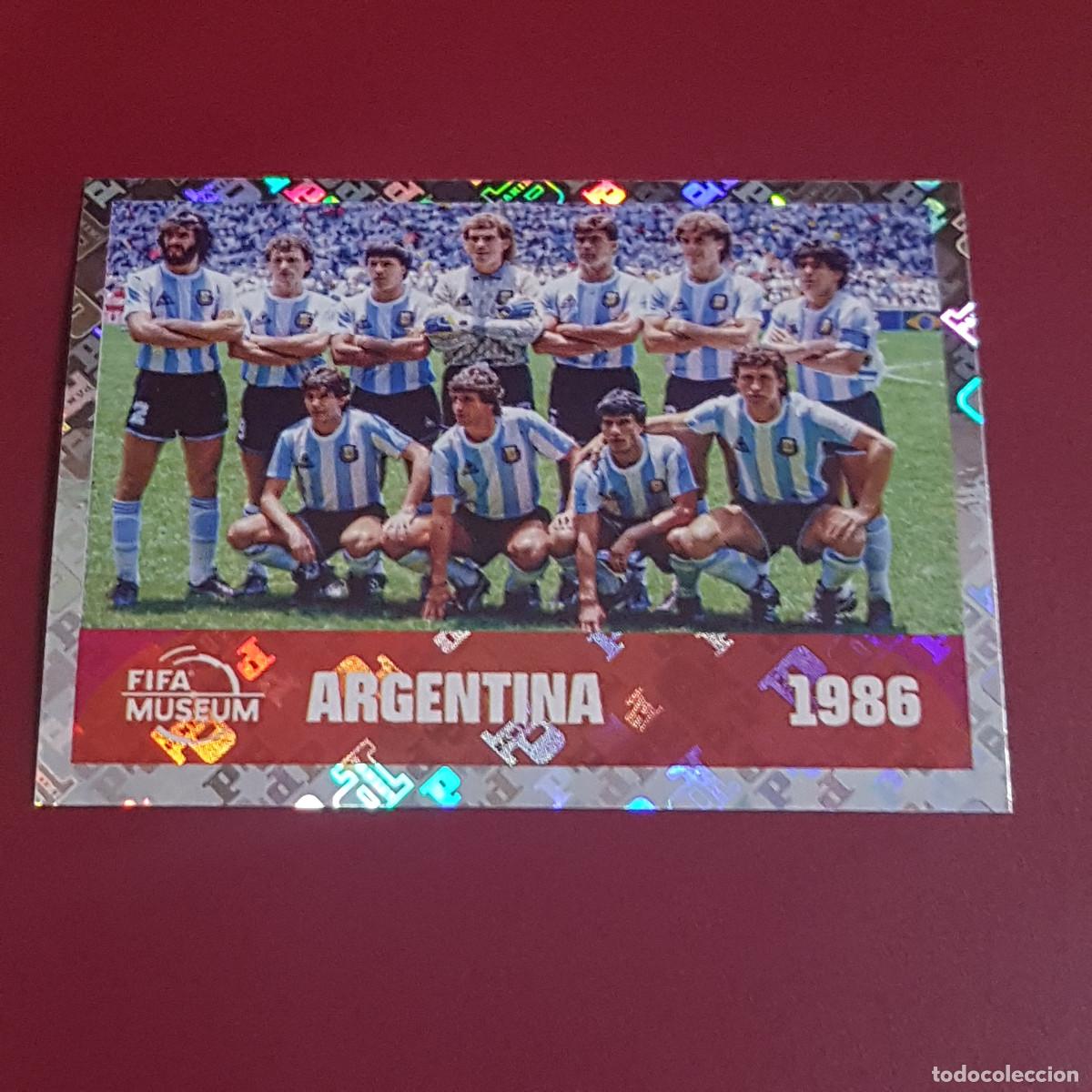 Cromos de f&uacute;tbol: PANINI - MUNDIAL FIFA WORLD CUP 2026 - 26 - ALINEACION ARGENTINA 1986 - FWC 14 - NUNCA PEGADO