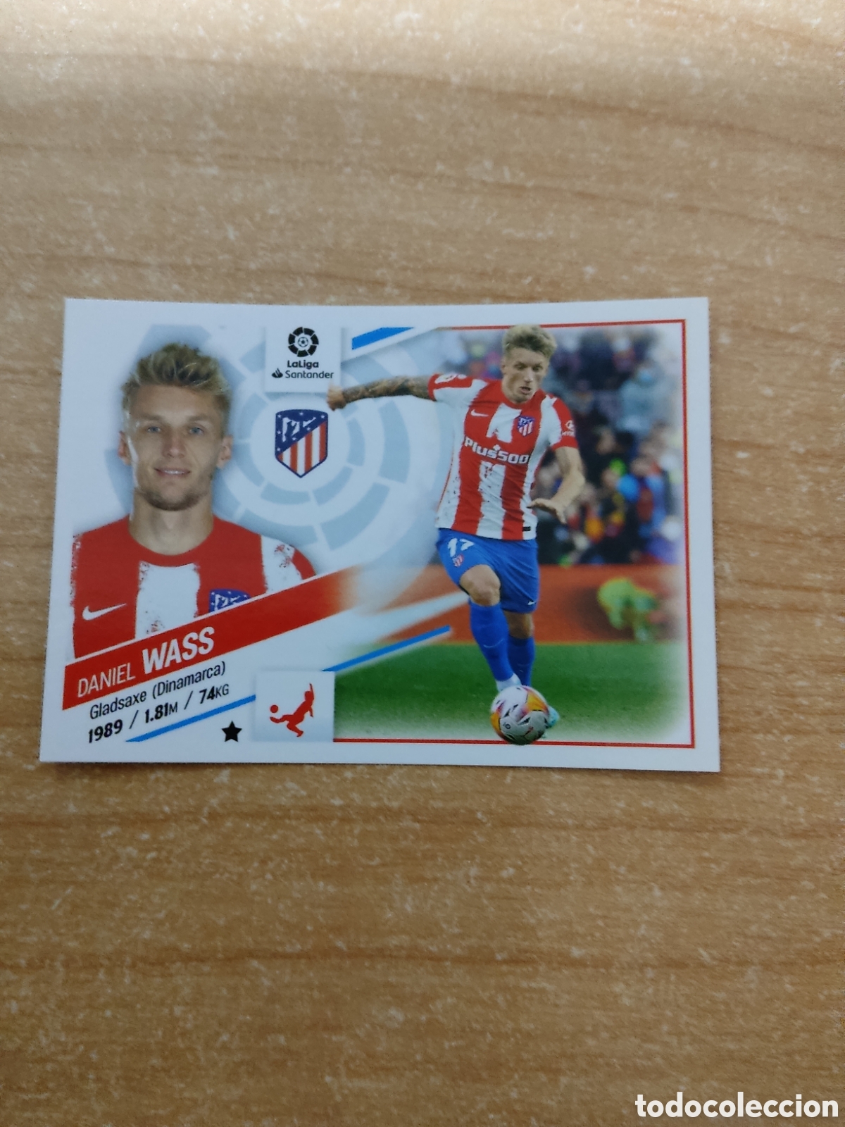 Cromos de f&uacute;tbol: 5 DANIEL WASS ATLETICO MADRID LIGA ESTE 2022 2023