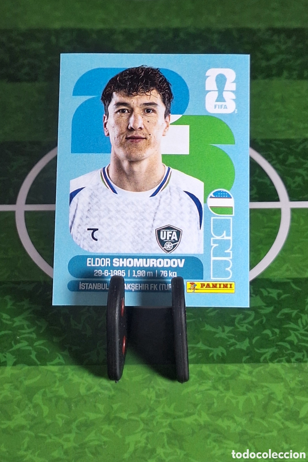 Cromos de f&uacute;tbol: ELDOR SHOMURODOV #UZB 16 MUNDIAL 2026
