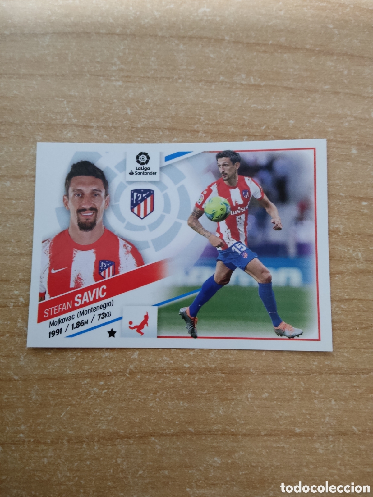 Cromos de f&uacute;tbol: 6 SAVIC ATLETICO MADRID LIGA ESTE 2022 2023