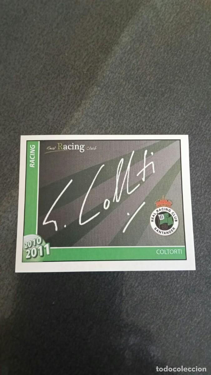 Cromos de f&uacute;tbol: Footprint 2010 2011 Oficial Racing De Santander 33 Coltorti Firma