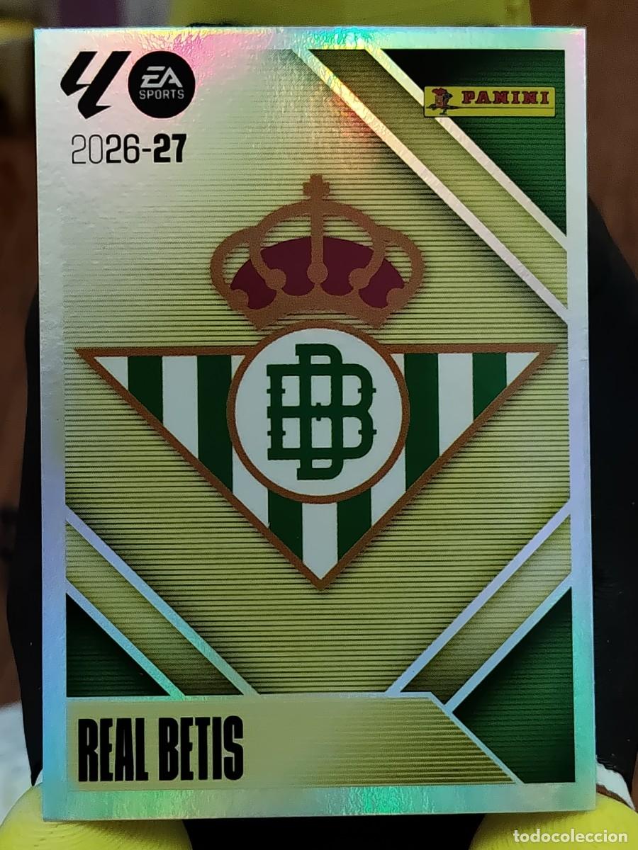 Cromos de f&uacute;tbol: Liga este 26/27 - Escudo - N&deg; 1 - Real Betis