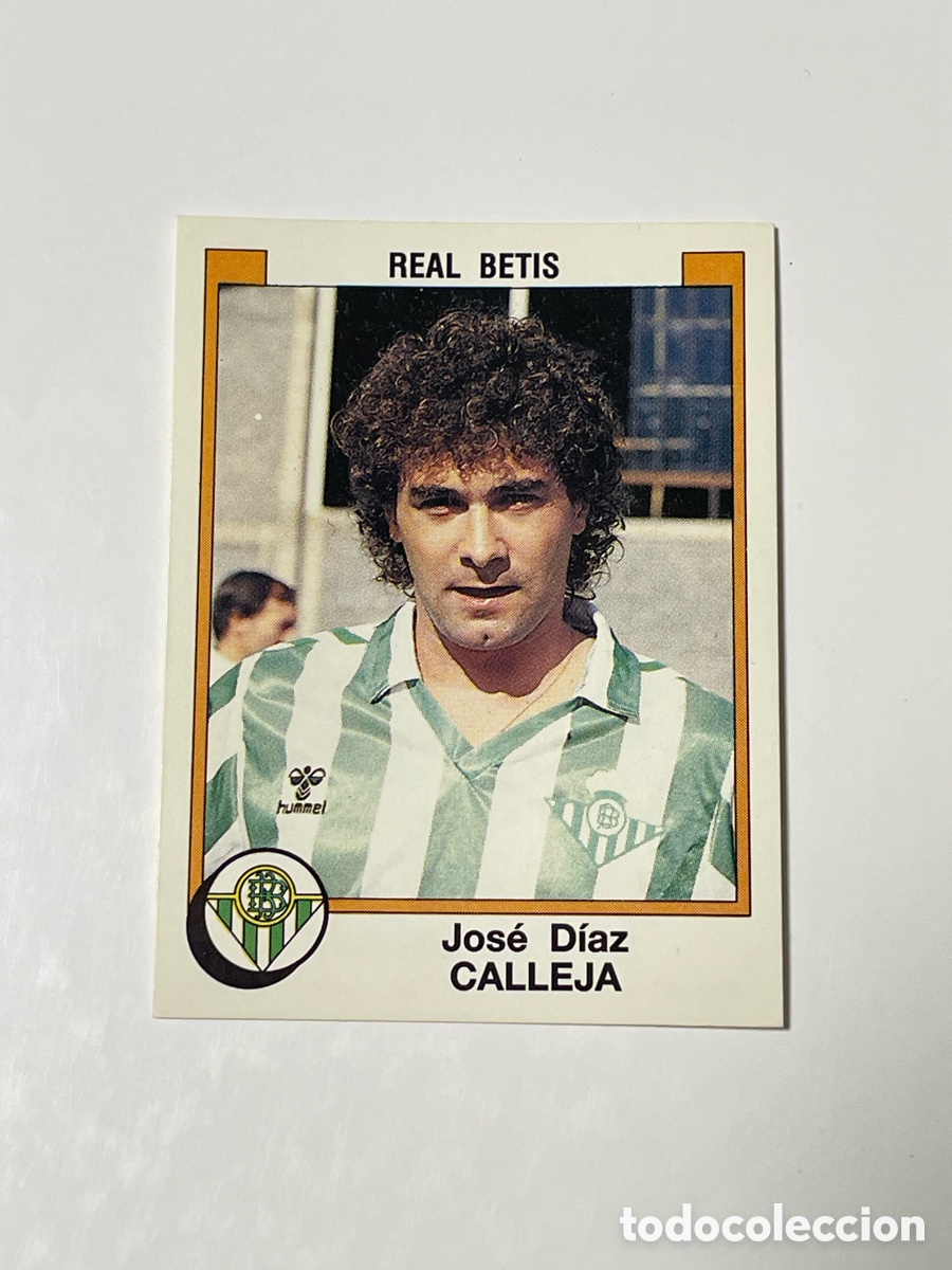 Cromos de f&uacute;tbol: Jos&eacute; Calleja Betis Panini 87/88 #69