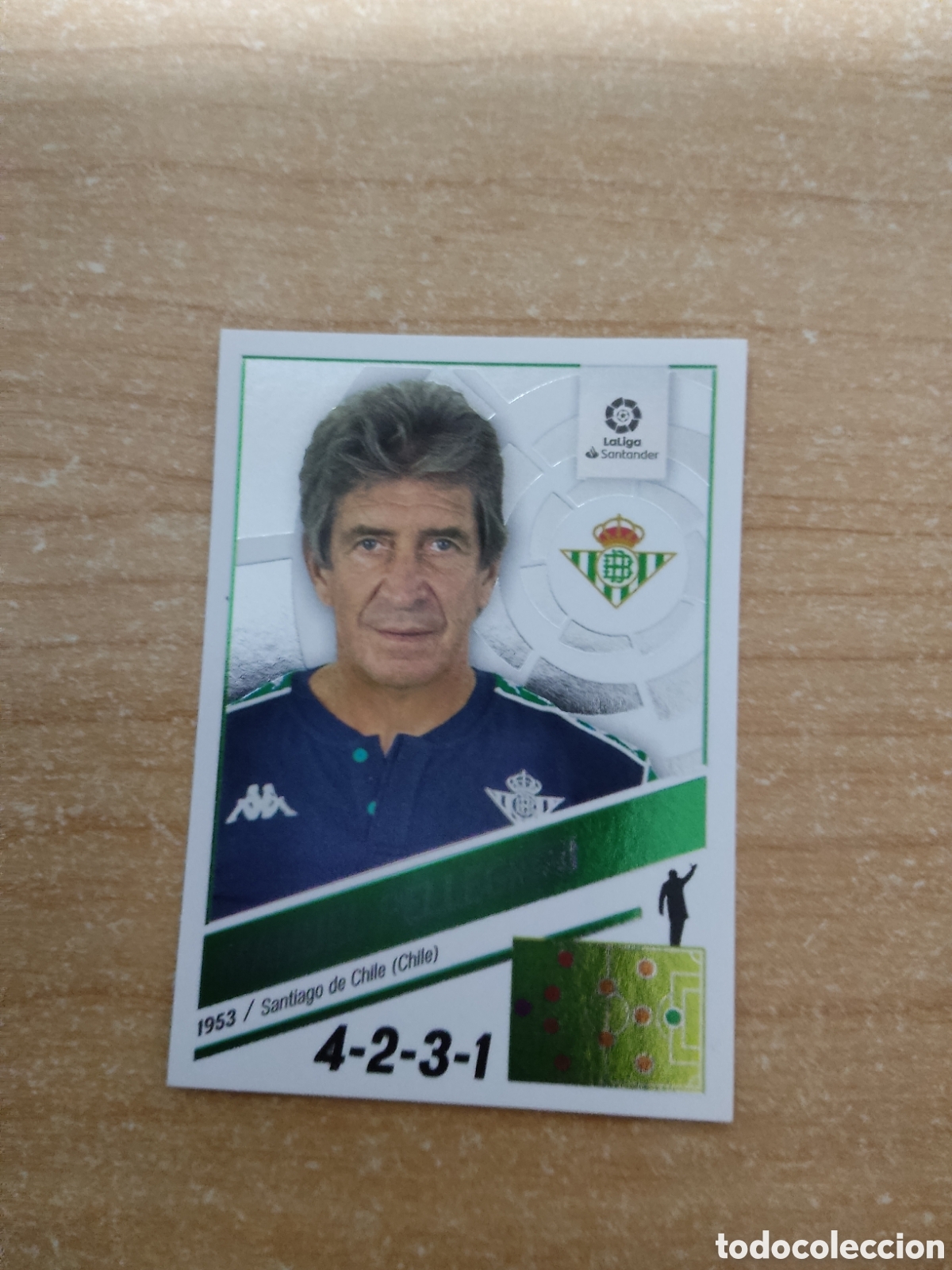Cromos de f&uacute;tbol: 2 MANUEL PELLEGRINI REAL BETIS LIGA ESTE 2022 2023