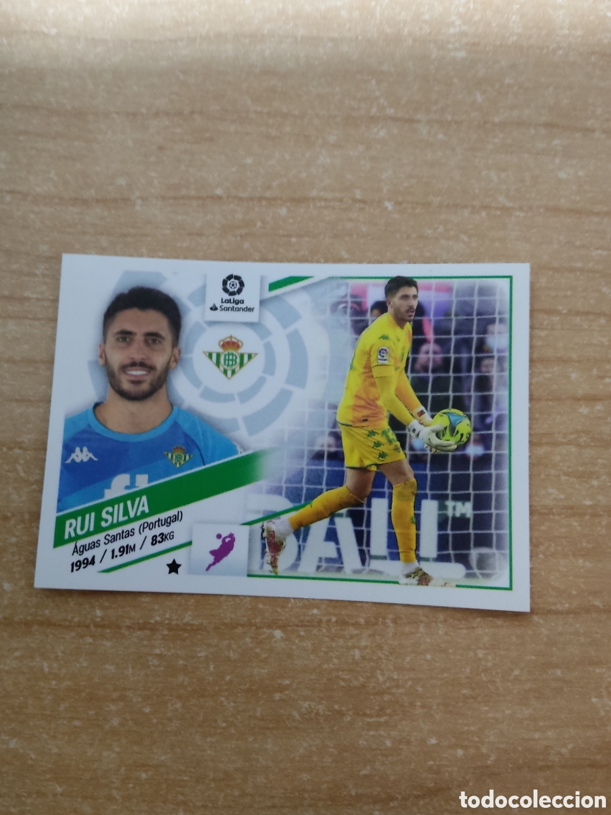 Cromos de f&uacute;tbol: 3 RUI SILVA REAL BETIS LIGA ESTE 2022 2023