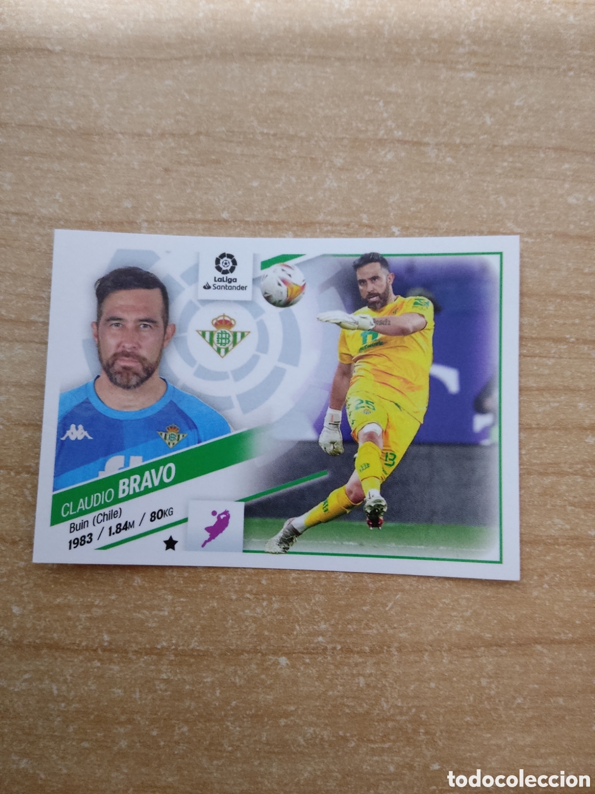 Cromos de f&uacute;tbol: 4 CLAUDIO BRAVO REAL BETIS LIGA ESTE 2022 2023