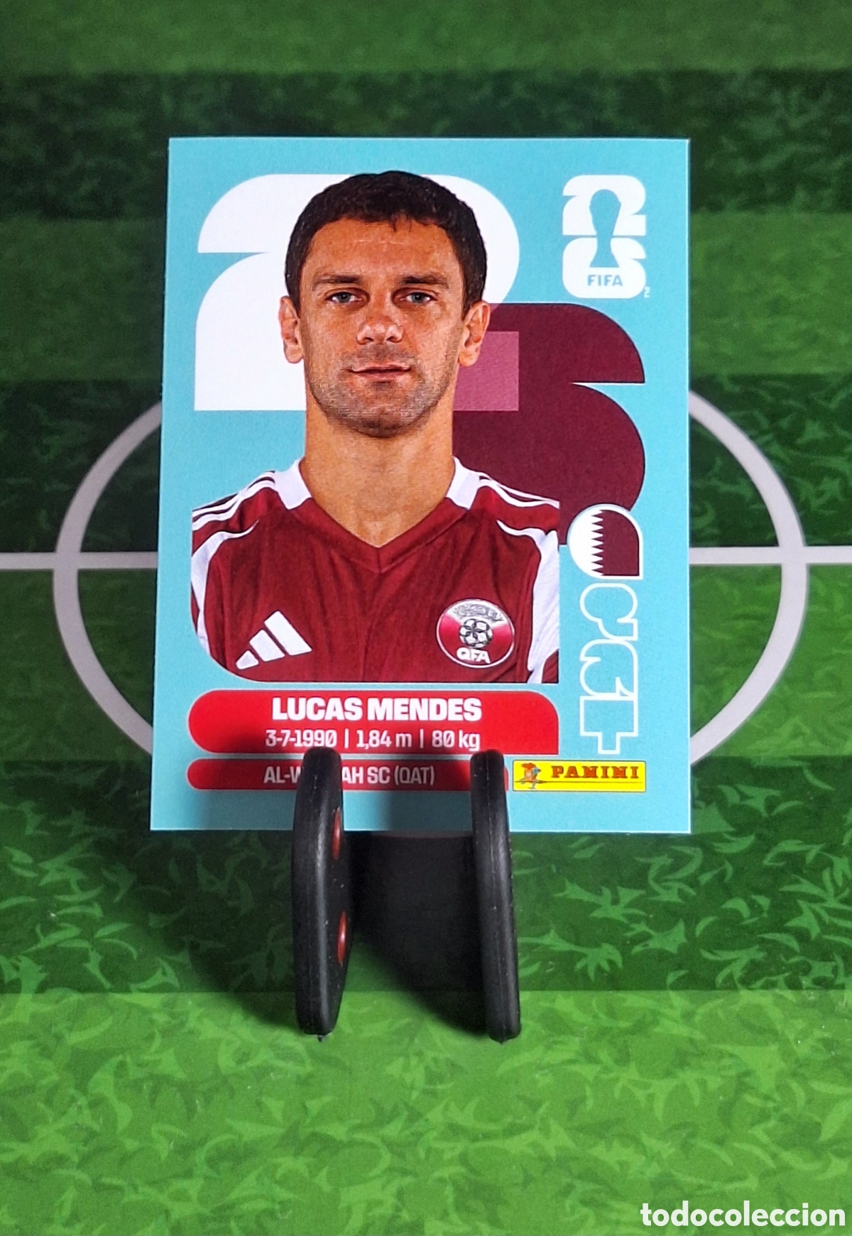 Cromos de f&uacute;tbol: LUCAS MENDES #QAT 4 MUNDIAL 2026