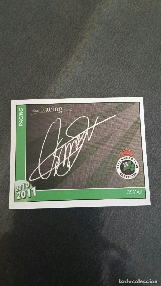 Cromos de f&uacute;tbol: Footprint 2010 2011 Oficial Racing De Santander 48 Osmar Firma