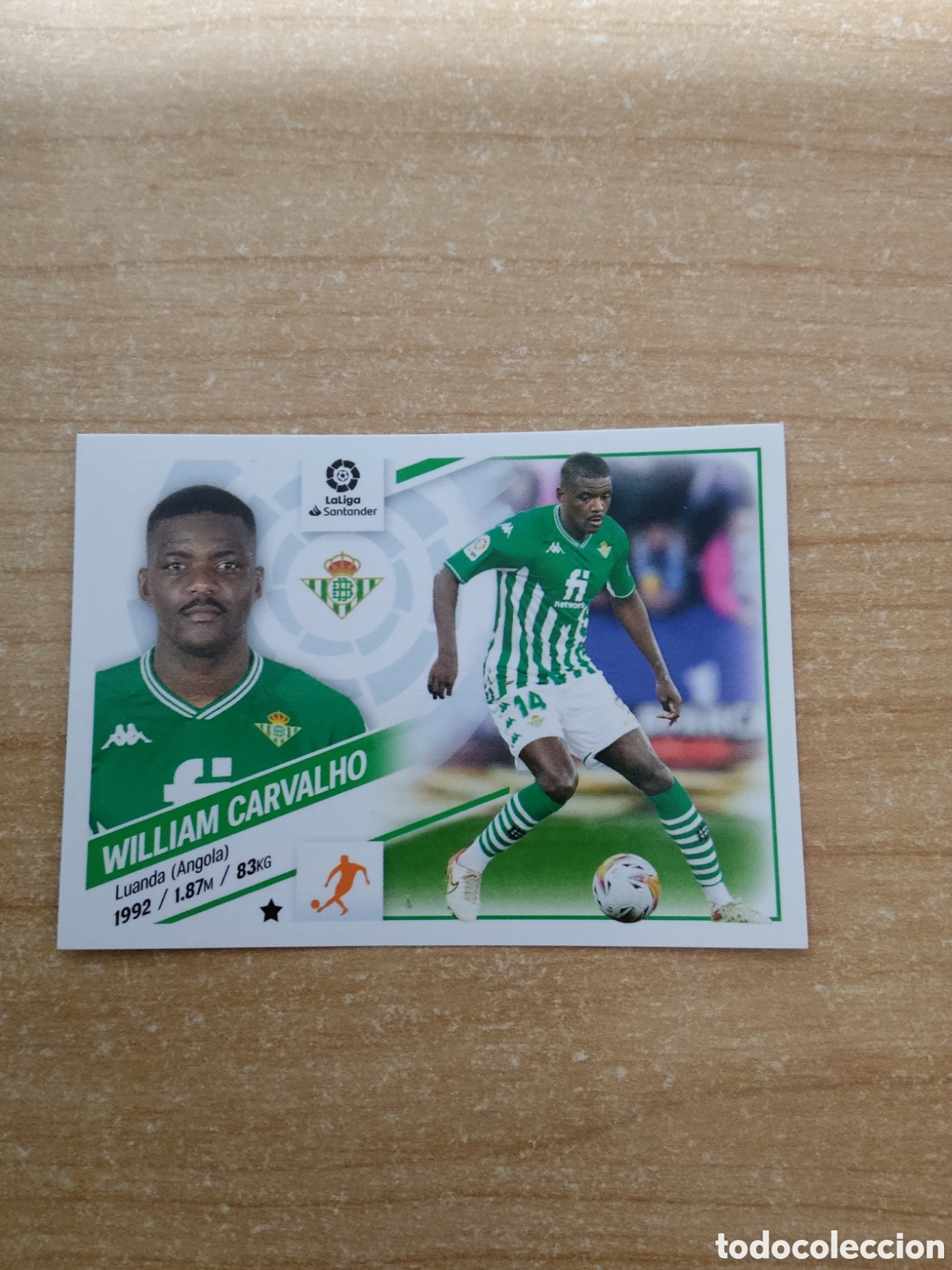 Cromos de Futebol: 13 A WILLIAM CARVALHO REAL BETIS LIGA ESTE 2022 2023