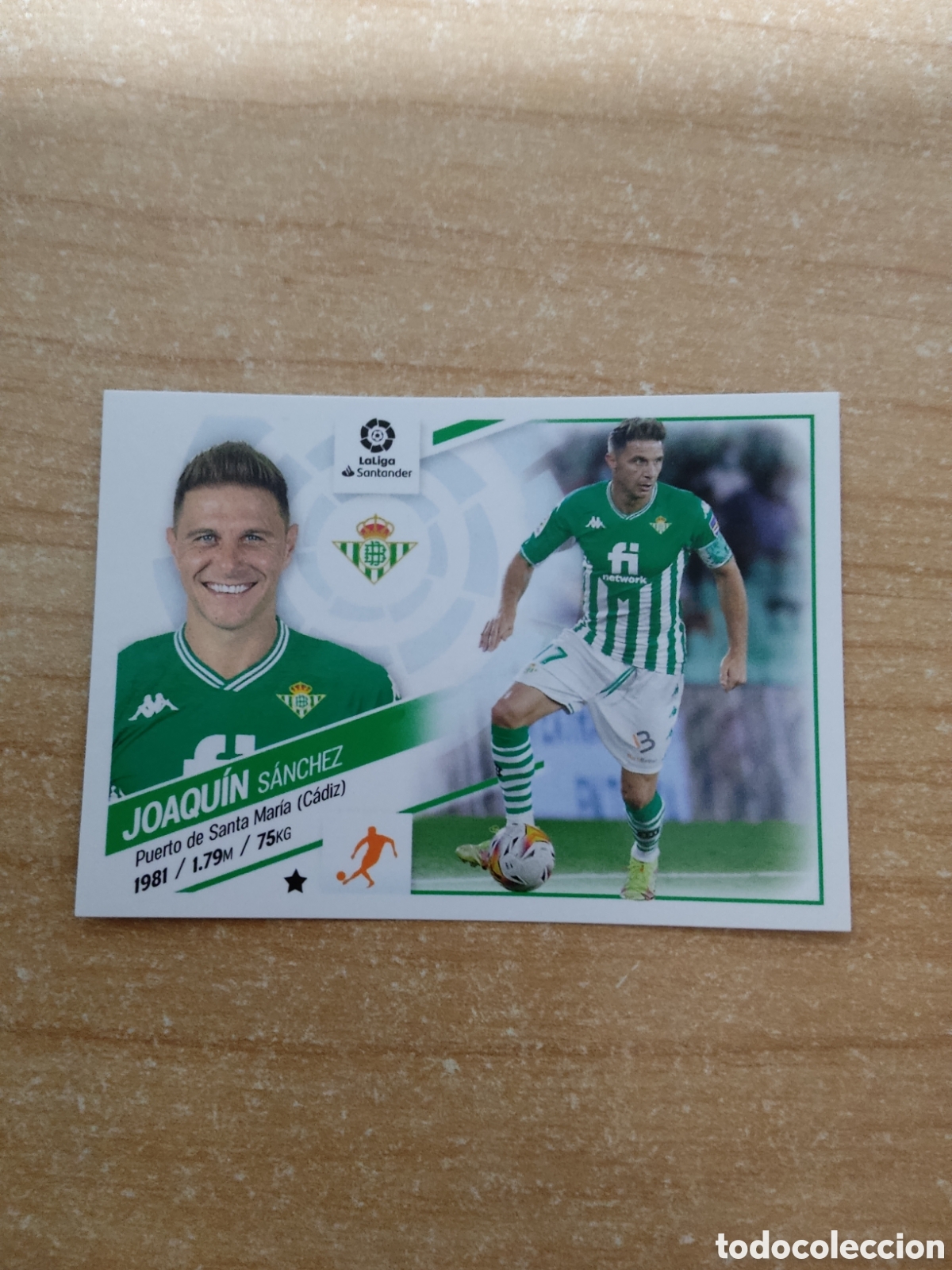 Cromos de Futebol: 13 B JOAQUIN SANCHEZ REAL BETIS LIGA ESTE 2022 2023