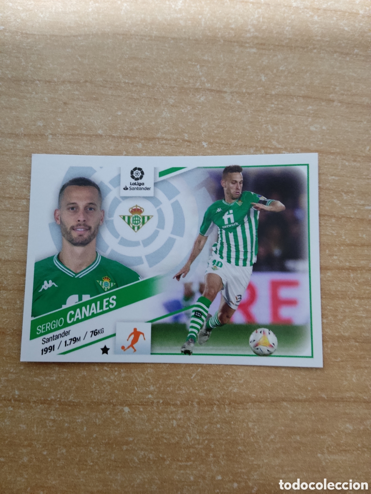 Cromos de Futebol: 15 SERGIO CANALES REAL BETIS LIGA ESTE 2022 2023