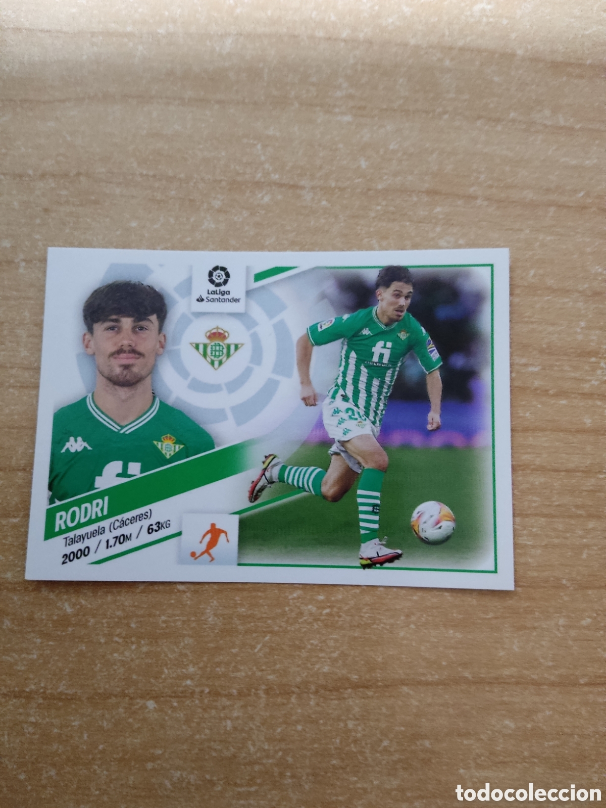Cromos de Futebol: 16 A RODRI REAL BETIS LIGA ESTE 2022 2023