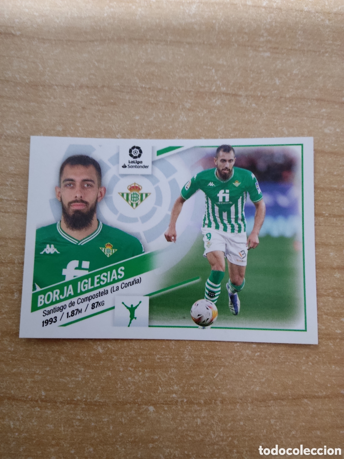 Cromos de Futebol: 19 BORJA IGLESIAS REAL BETIS LIGA ESTE 2022 2023