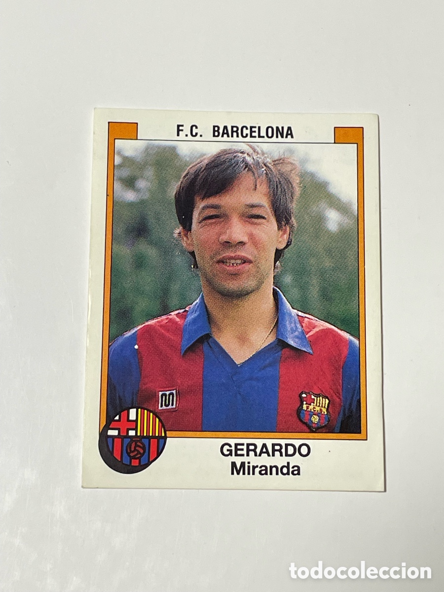 Cromos de Futebol: Gerardo F. C. Barcelona Panini 87/88 #47