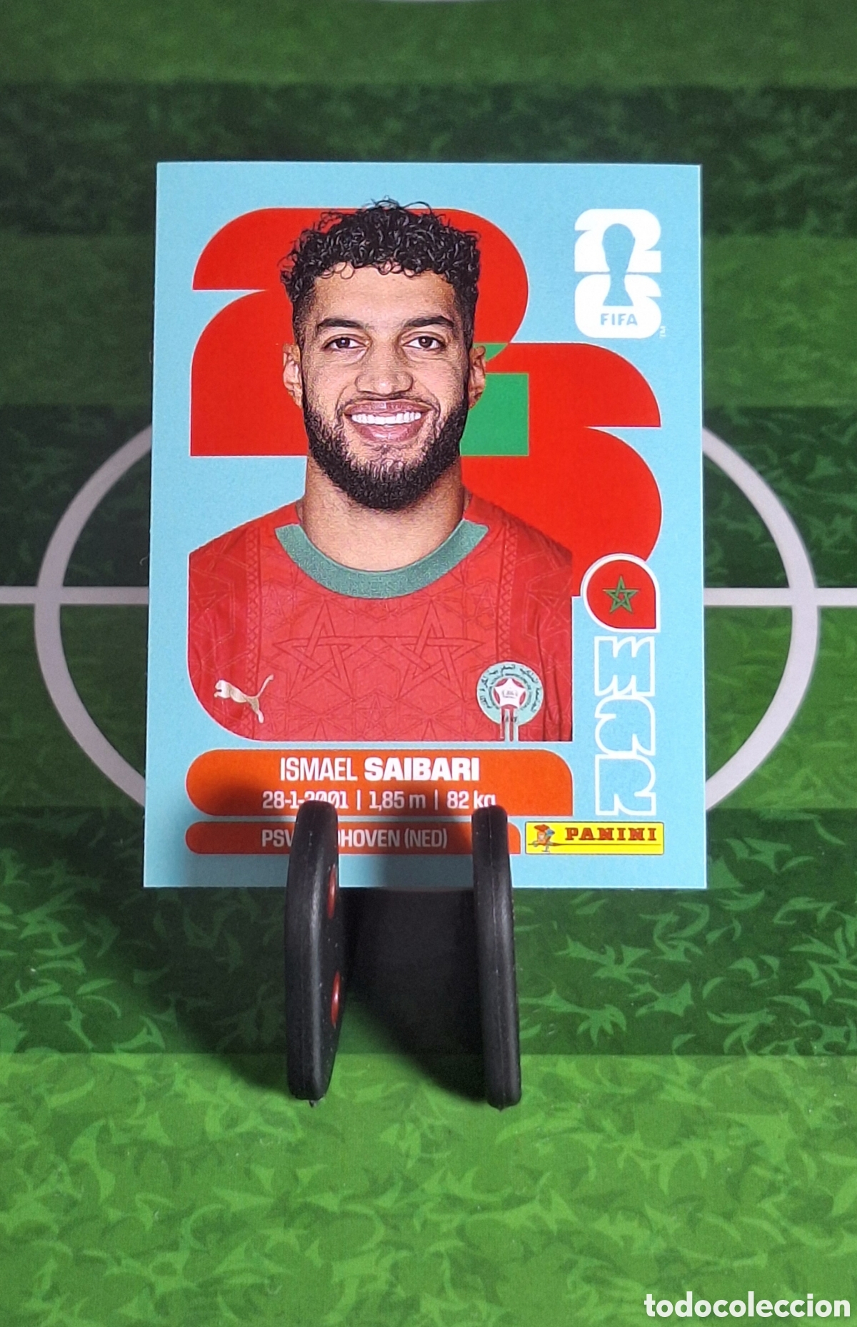 Cromos de f&uacute;tbol: ISMAEL SAIBARI #MAR 15 MUNDIAL 2026