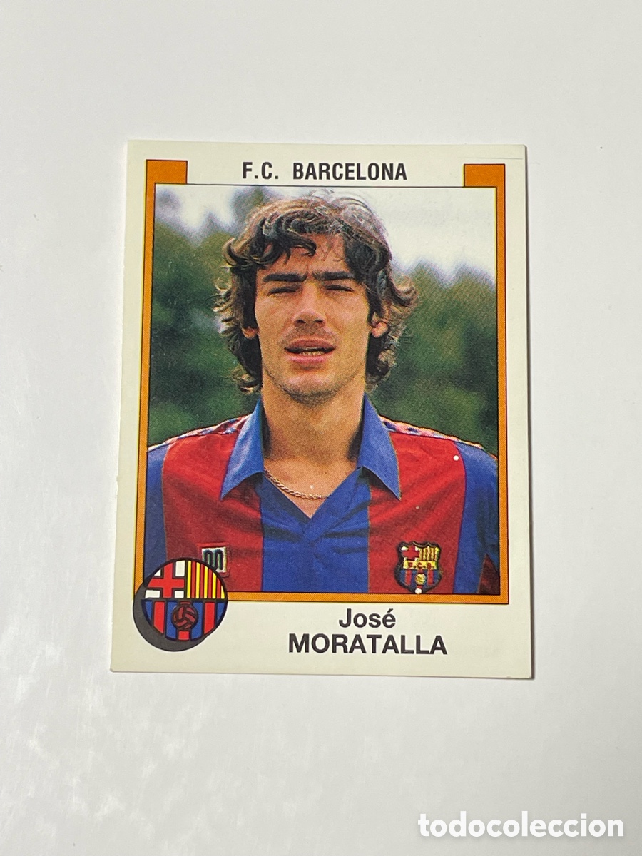 Cromos de f&uacute;tbol: Jos&eacute; Moratalla F. C. Barcelona Panini 87/88 #48