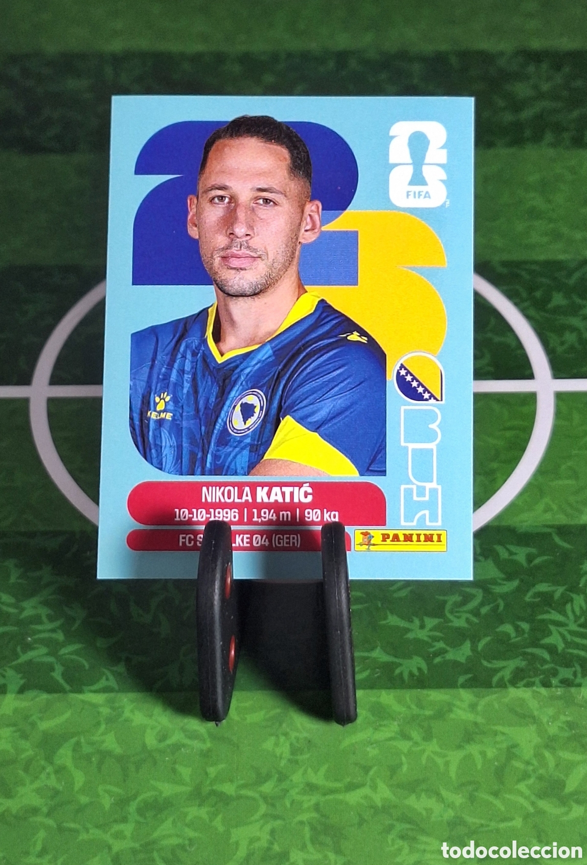 Cromos de f&uacute;tbol: NIKOLA KATIĆ #BIH 7 MUNDIAL 2026