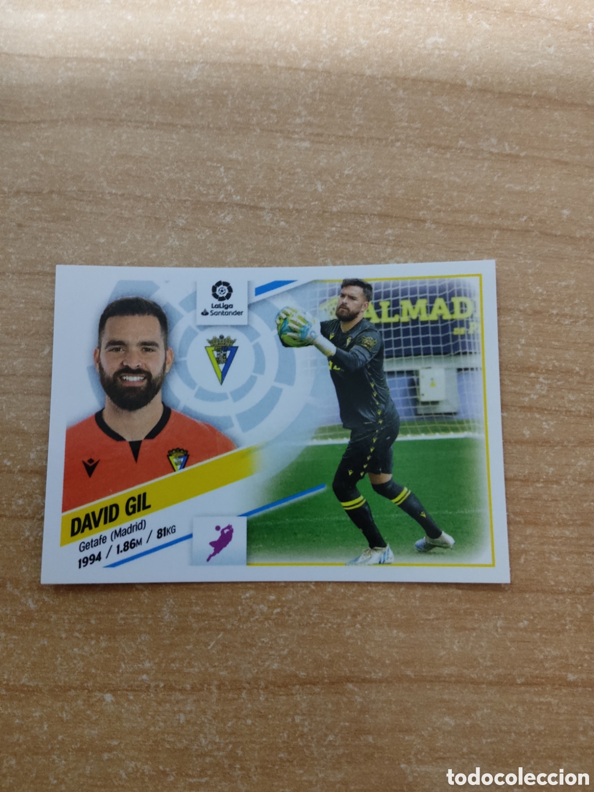 Cromos de f&uacute;tbol: 4 DAVID GIL CADIZ LIGA ESTE 2022 2023