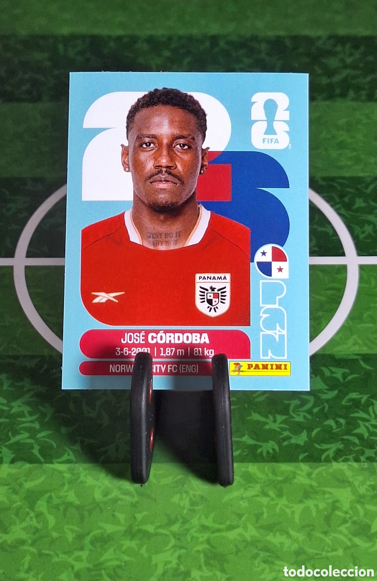 Cromos de f&uacute;tbol: JOS&Eacute; C&Oacute;RDOBA #PAN 8 MUNDIAL 2026