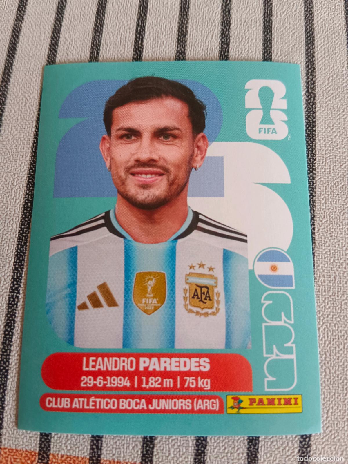 Cromos de f&uacute;tbol: MUNDIAL 2026 ESTADOS UNIDOS USA MEXICO MEJICO CANADA ARG 12 ARG12 LEANDRO PAREDES ARGENTINA FIFA