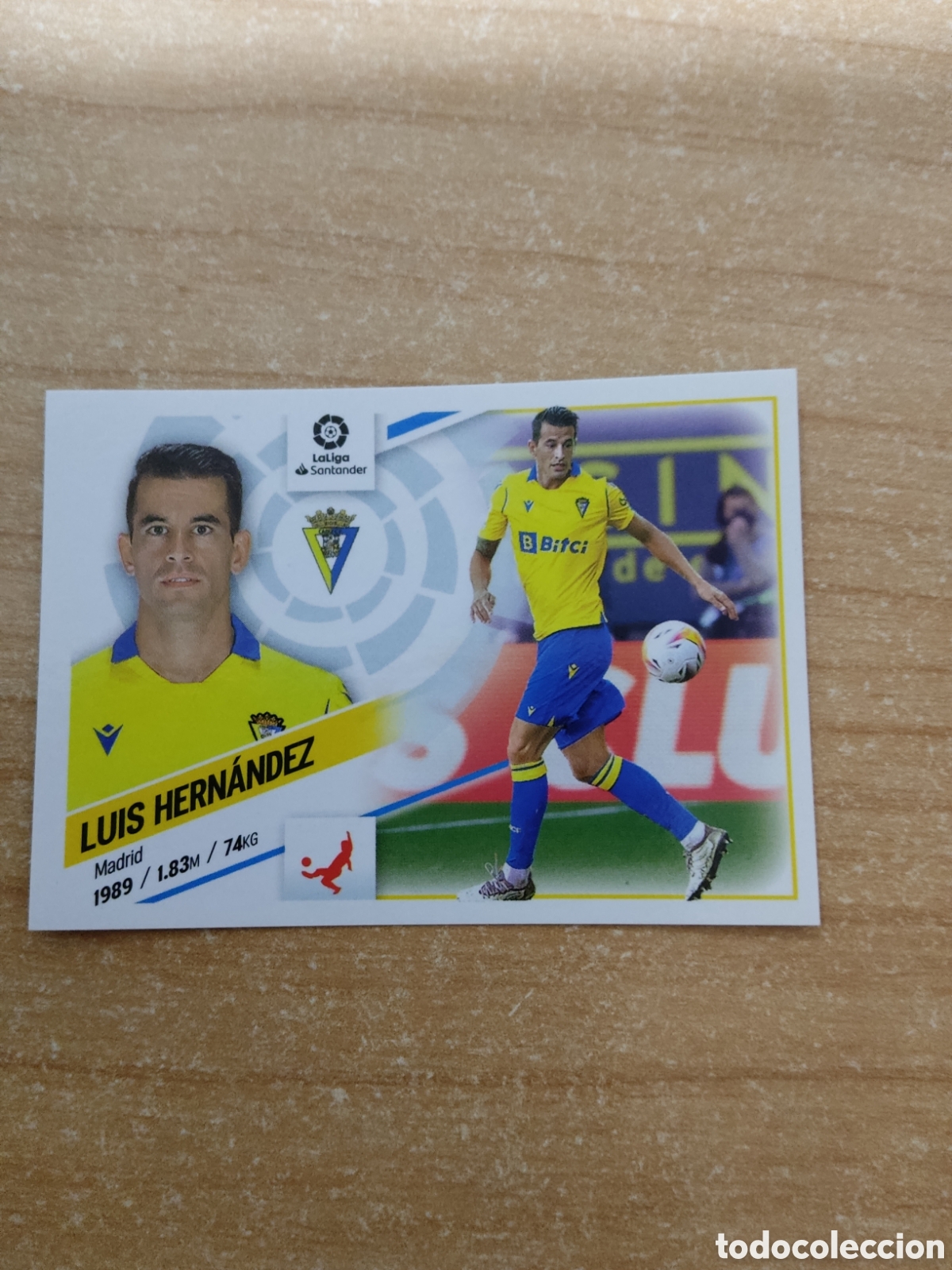 Cromos de f&uacute;tbol: 7 LUIS HERNANDEZ CADIZ LIGA ESTE 2022 2023
