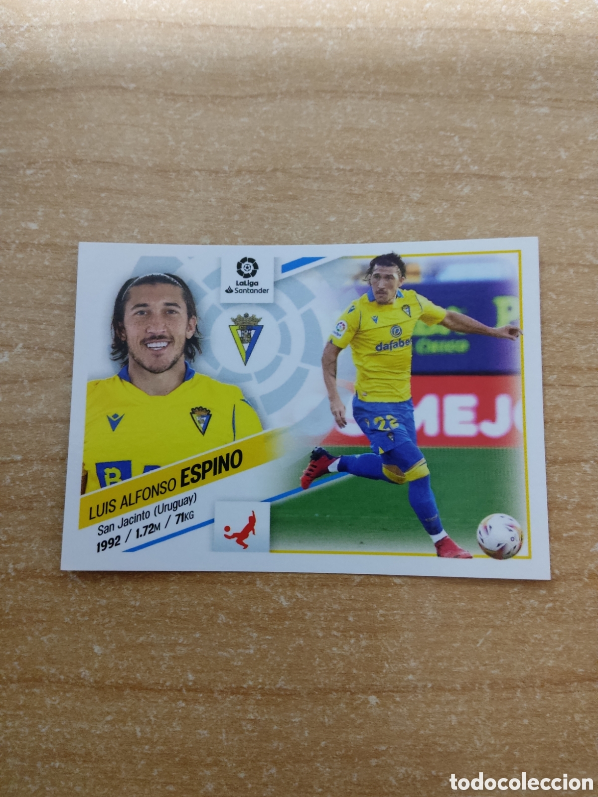 Cromos de f&uacute;tbol: 10 ESPINO CADIZ LIGA ESTE 2022 2023