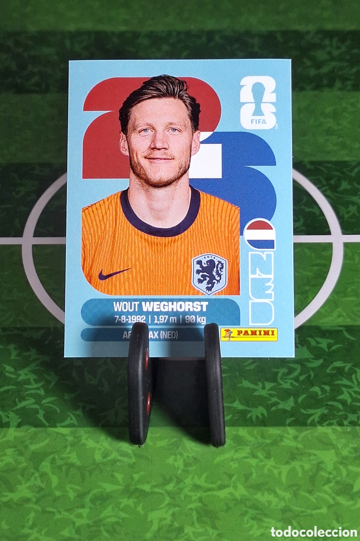 Cromos de f&uacute;tbol: WOUT WEGHORST #NED 19 MUNDIAL 2026