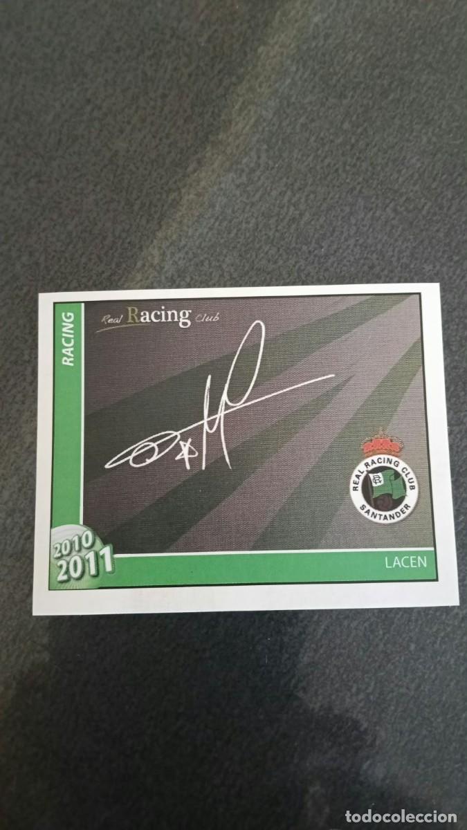 Cromos de f&uacute;tbol: Footprint 2010 2011 Oficial Racing De Santander 66 Lacen Firma