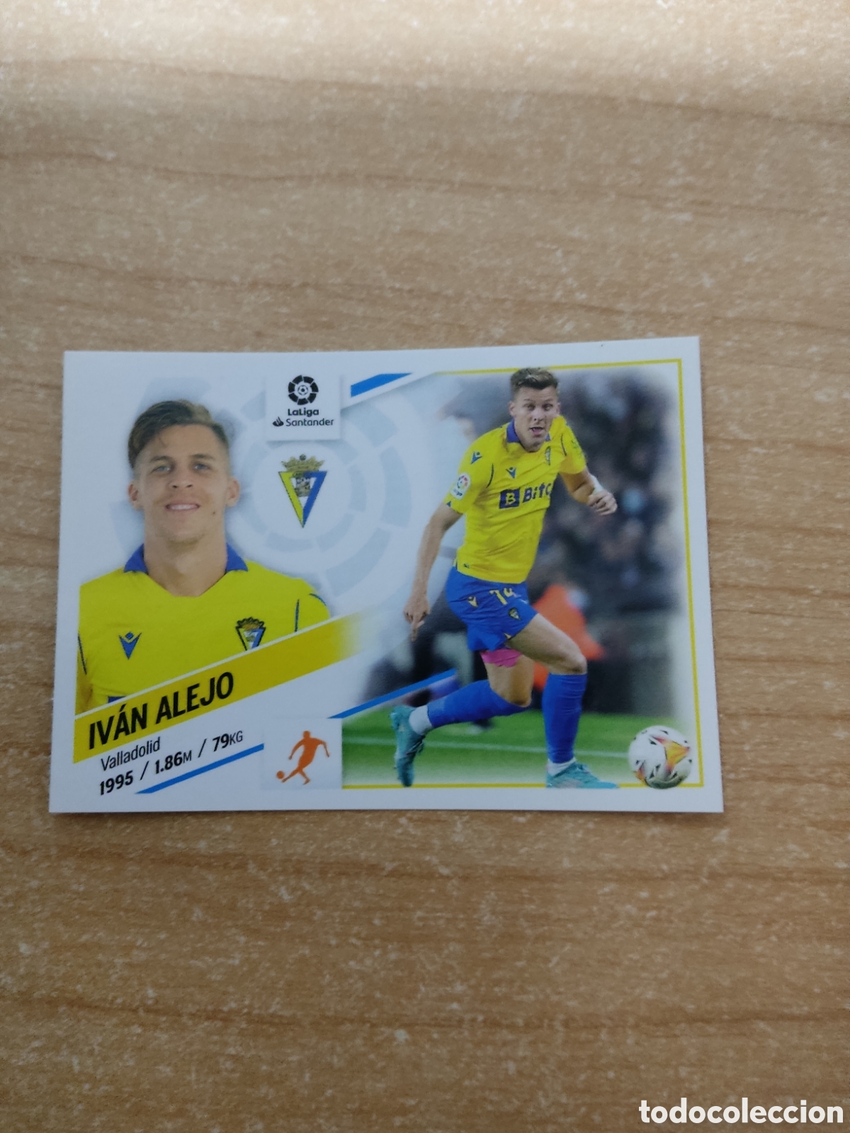 Cromos de f&uacute;tbol: 13 IVAN ALEJO CADIZ LIGA ESTE 2022 2023