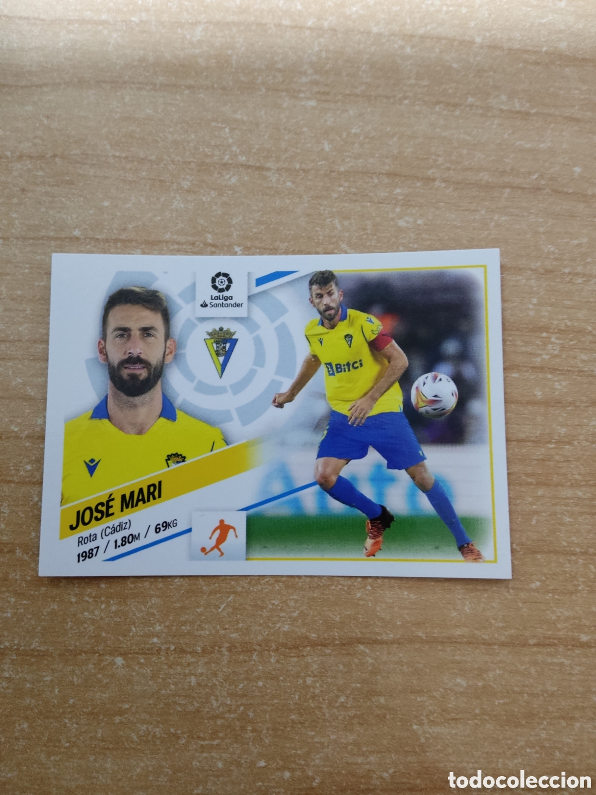 Cromos de f&uacute;tbol: 14 JOSE MARI CADIZ LIGA ESTE 2022 2023