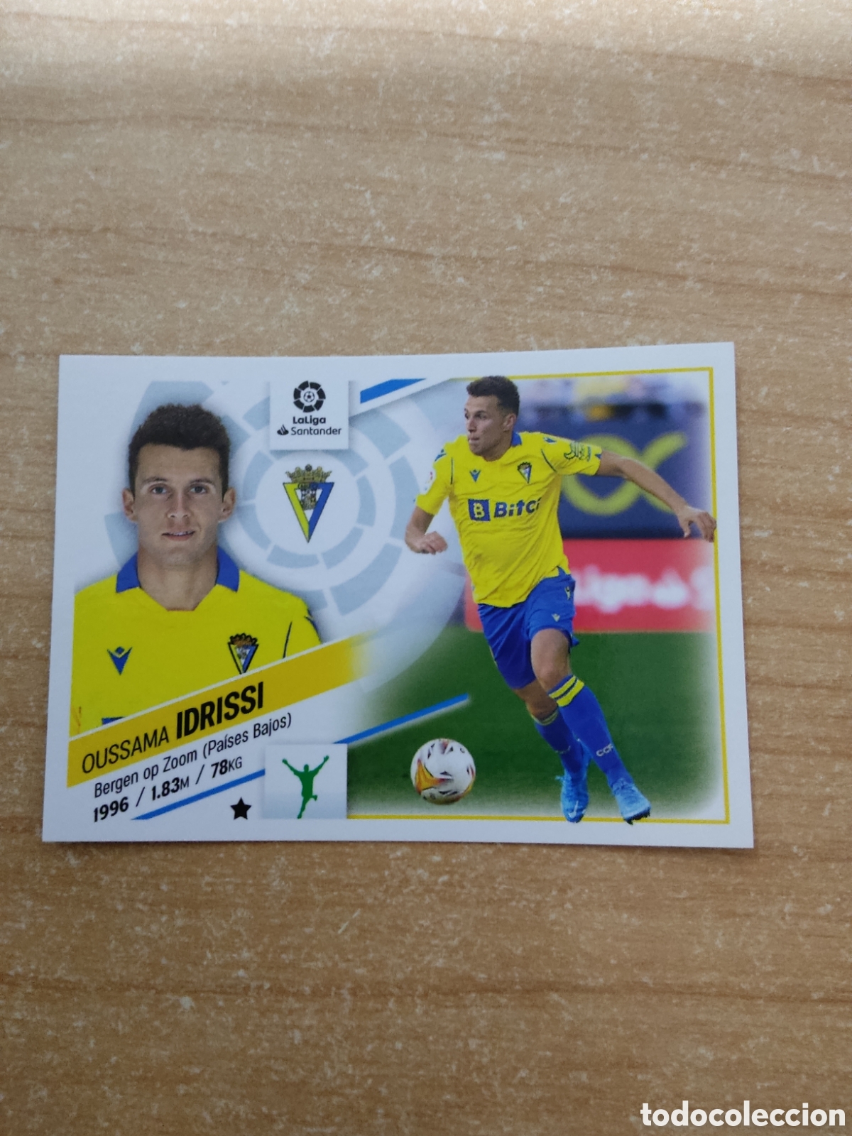 Cromos de f&uacute;tbol: 16 IDRISSI CADIZ LIGA ESTE 2022 2023