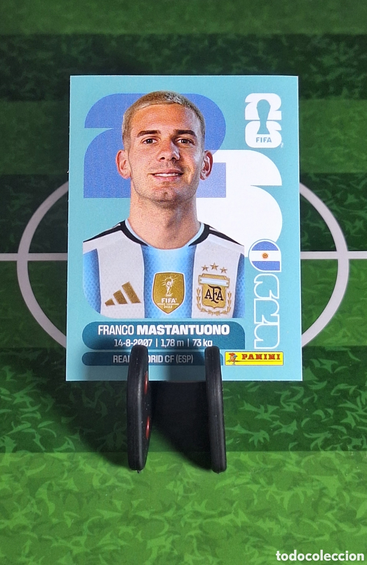 Cromos de f&uacute;tbol: FRANCO MASTANTUONO #ARG 15 MUNDIAL 2026