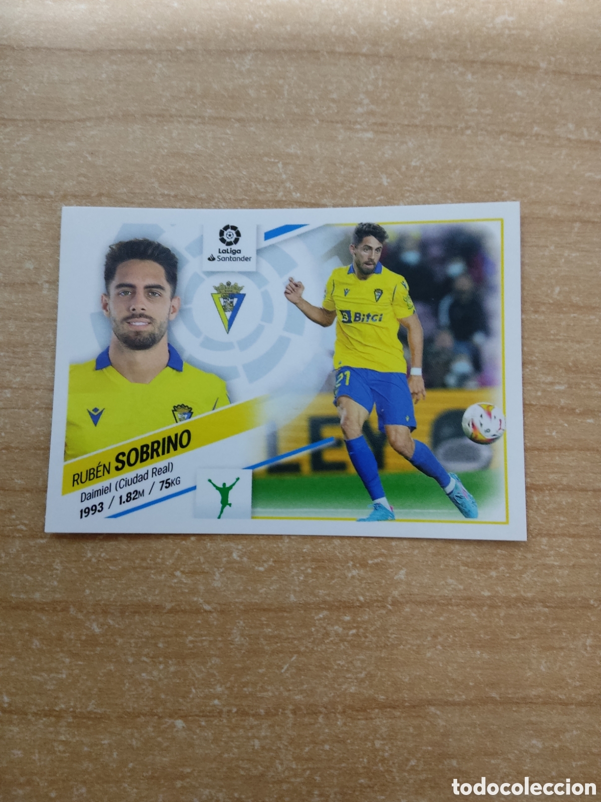 Cromos de f&uacute;tbol: 17 RUBEN SOBRINO CADIZ LIGA ESTE 2022 2023