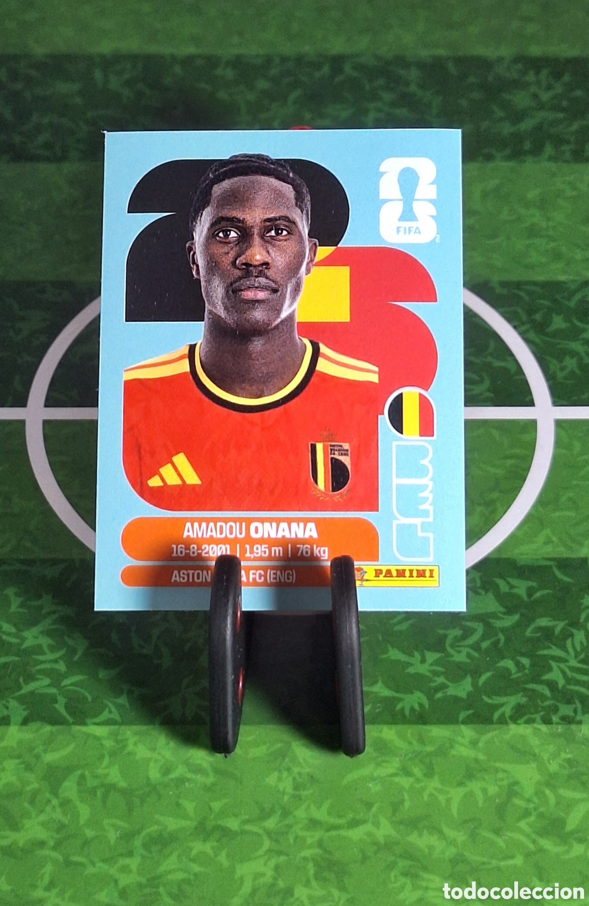 Cromos de f&uacute;tbol: AMADOU ONANA #BEL 10 MUNDIAL 2026