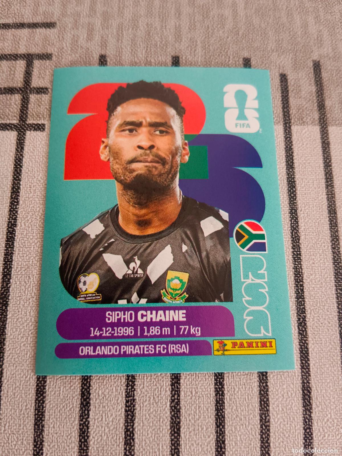 Cromos de f&uacute;tbol: MUNDIAL 2026 ESTADOS UNIDOS USA MEXICO MEJICO CANADA RSA 3 RSA3 SIPHO CHAINE SUD&Aacute;FRICA FIFA